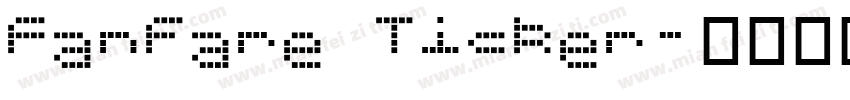 Fanfare Ticker字体转换